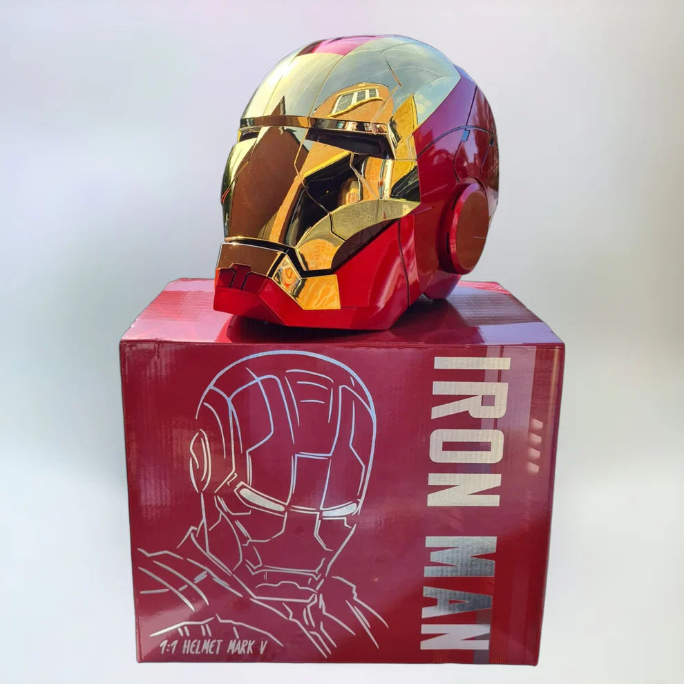 Iron Man Mask Helmet with Touch Open Face