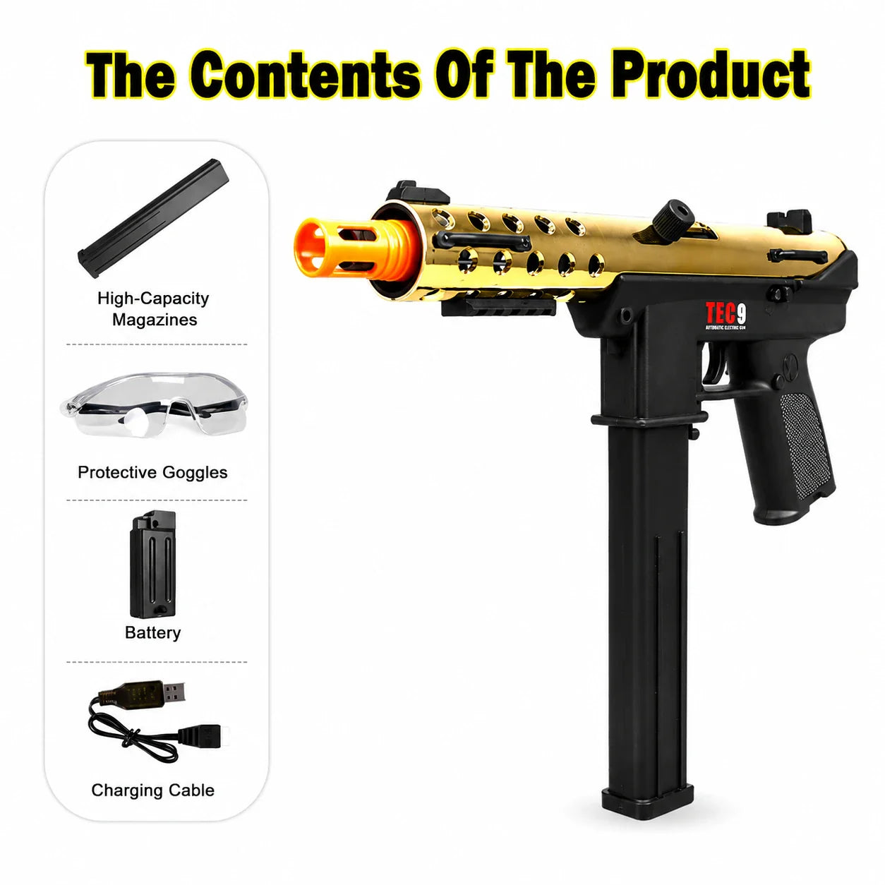 Tec-9 Electric Gel Blaster ( Hobby grade )