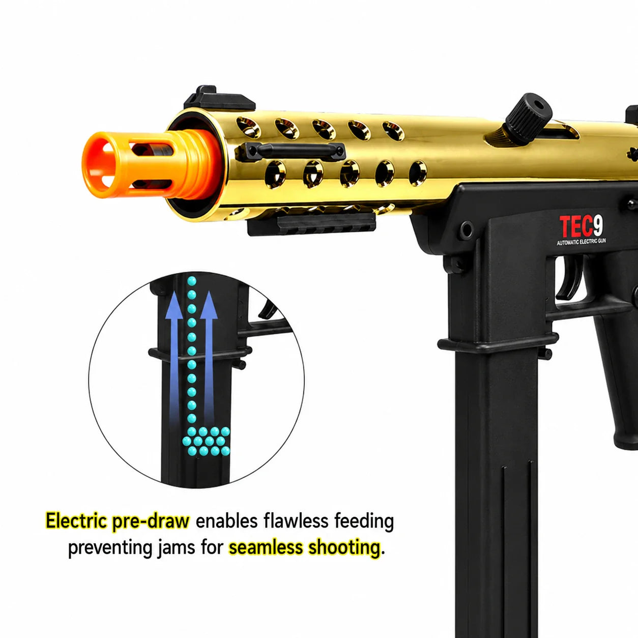 Tec-9 Electric Gel Blaster ( Hobby grade )