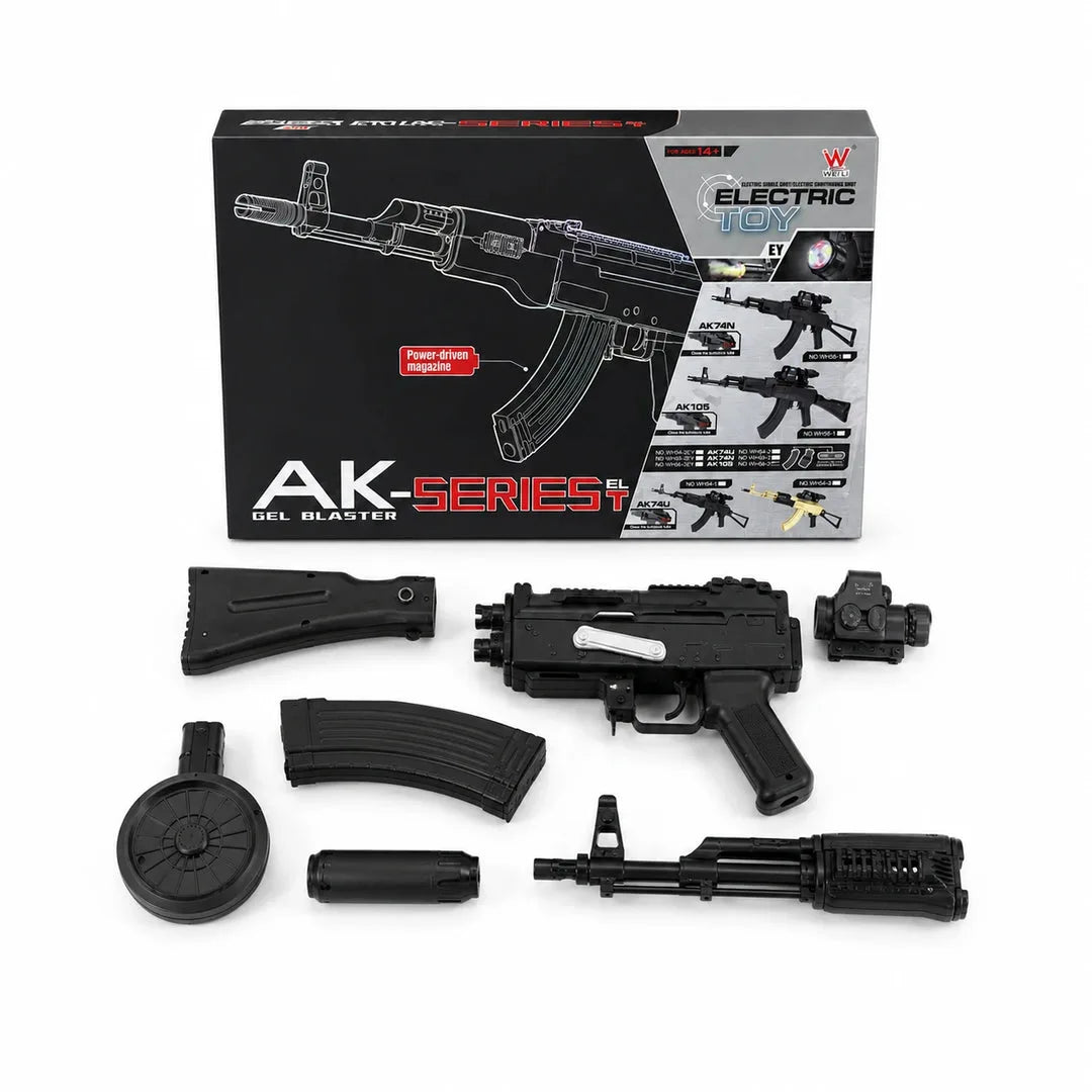 Original AK47U Tactical Electric Gel Blaster Hobby Grade Toy Gun