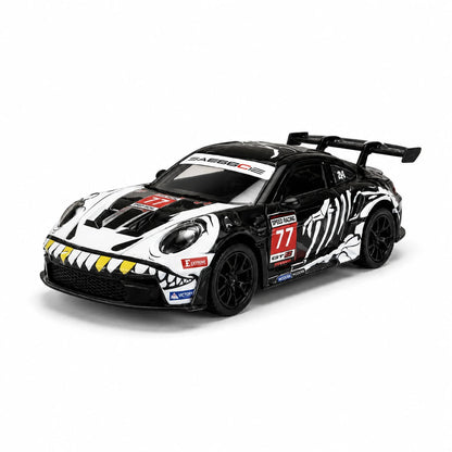 D43-01Q16 Porsche 911 Black Dinosaur Edition 1:43 4WD RC Drift Car With Gyro & LED Lights