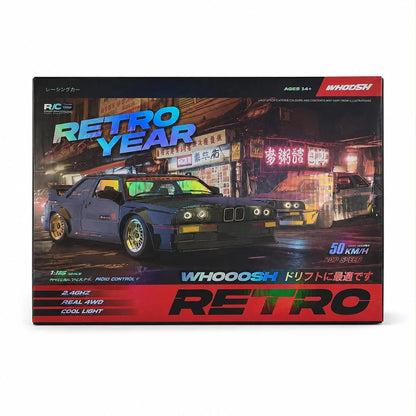 BMW M3 Retro 1:16 4WD RC Drift Car | 50KM/H High-Speed RTR With ESP Gyro & LED Lights